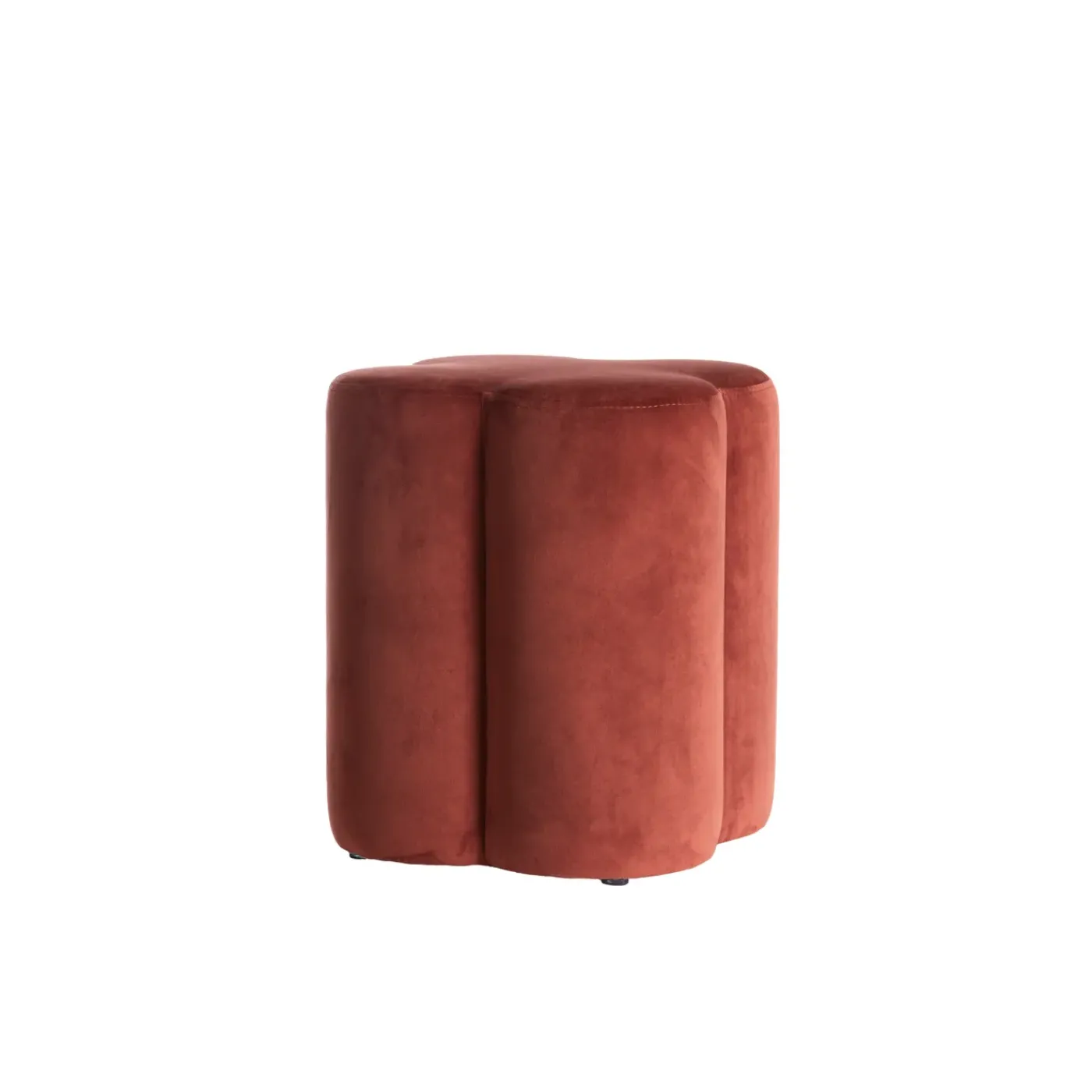Light & Living Light&living Poef 38x38x45 Cm Nalani Bordeaux