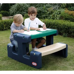 Little Tikes Picknicktafel Junior Jungle Groen met Blauw