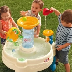 Little Tikes Tafel Met Blauwe Watergames Spiraal Watertafel Pvc Hydraulische Wie