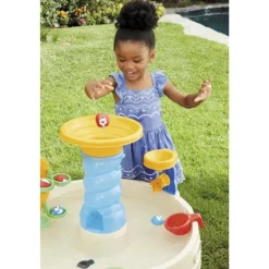 Little Tikes Tafel Met Blauwe Watergames Spiraal Watertafel Pvc Hydraulische Wie