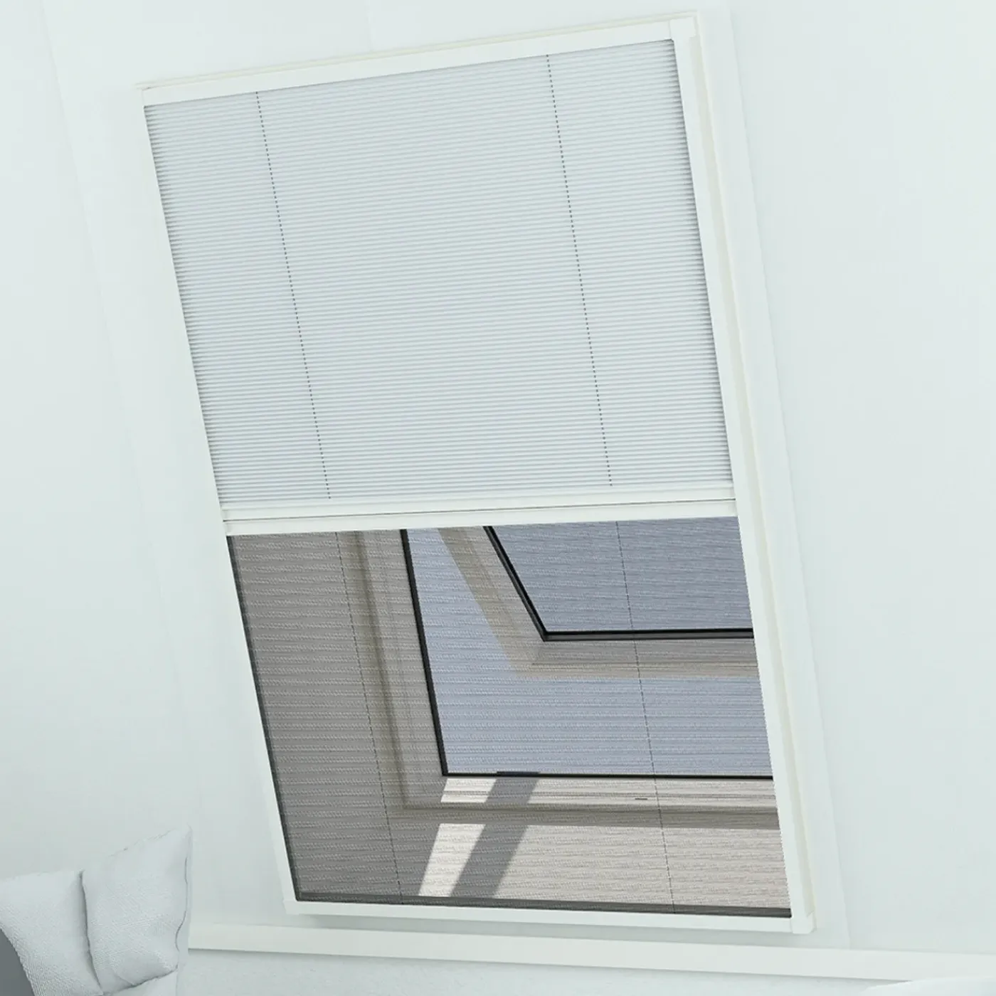 Livn duoplissehor raam Plus 78x160cm wit