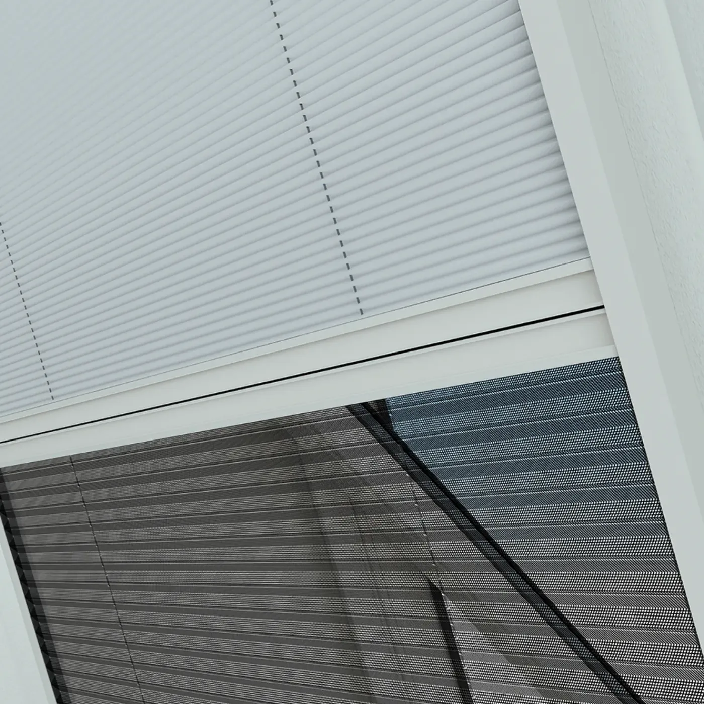 Livn duoplissehor raam Plus 78x160cm wit