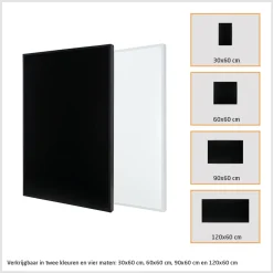 Livn Infraroodpaneel Plus 200 30x60cm Zwart