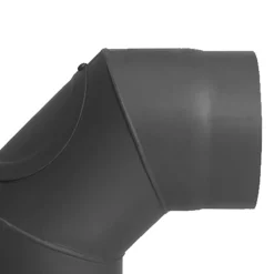 Livn Kachelpijp 90 Graden D150mm Zwart