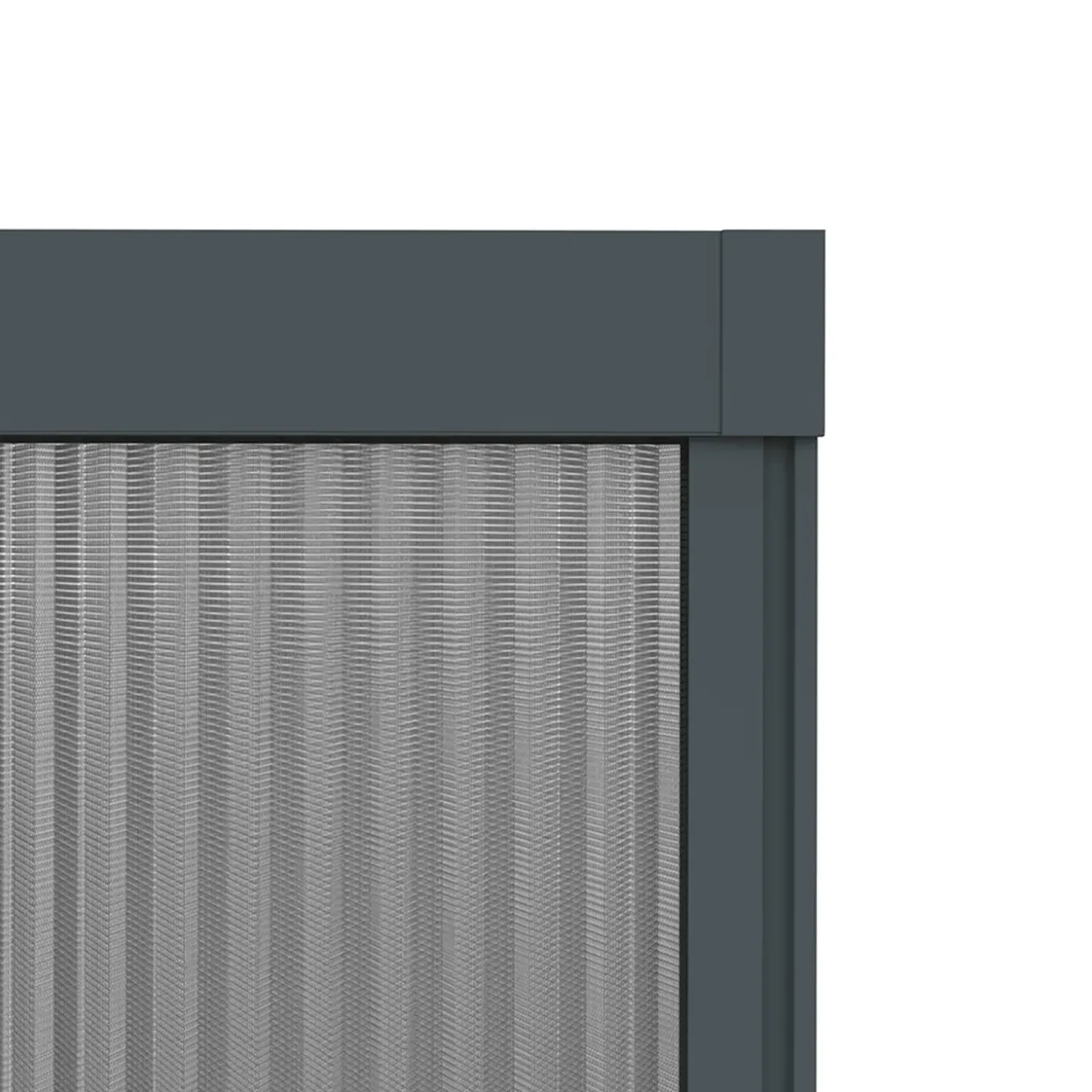 Livn Plissehor Deur Excellent 96x242cm Antraciet