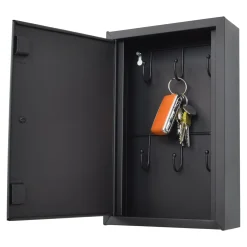 Loft42 Cabi Sleutelkastje - Metaal - Mat Zwart - 30x20x6,5