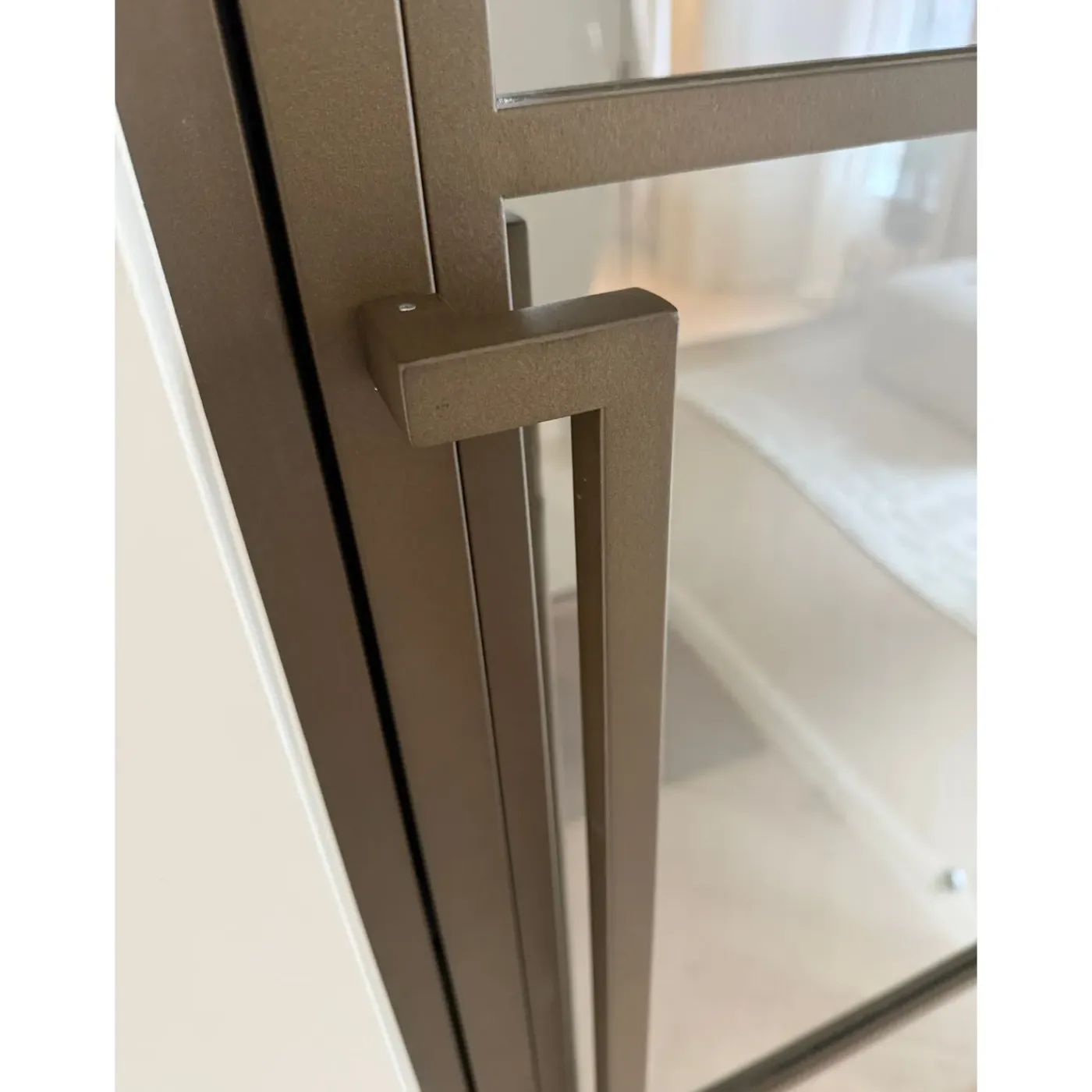 Loftdeur Stalen Binnendeur 6 Vaks Asymmetrisch 211,5 X 83 Rechts Helder Glas C33 Metallic Brons