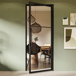 Loftdeur Stalen Scharnierdeur Smartline 3-vaks 211,5 X 83 Cm Rechtsdraaiend