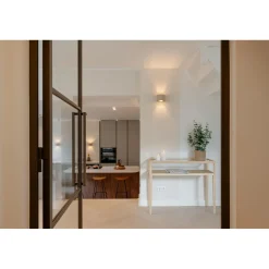 Loftdeur Stalen Scharnierdeur 3 Vaks 211,5 X 83 Rechtsdraaiend Helder Glas C33 Metallic Brons