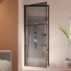 Loftdeur Stalen Scharnierdeur Smartline 3-vaks 201,5 X 83 Cm Linksdraaiend Helder Glas