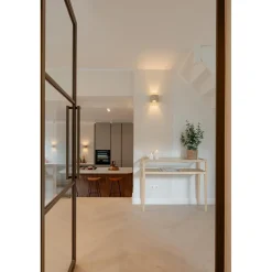 Loftdeur Stalen Scharnierdeur 3 Vaks 231,5 X 93 Rechtsdraaiend Helder Glas C33 Metallic Brons