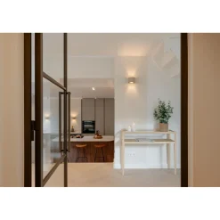 Loftdeur Stalen Scharnierdeur 3 Vaks 231,5 X 93 Linksdraaiend Helder Glas C33 Metallic Brons