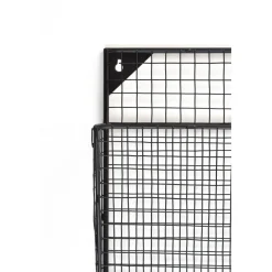 LOFT42 Maggy Gaas Tijdschriftenrek Large - Metaal - Zwart - 2 Vaks