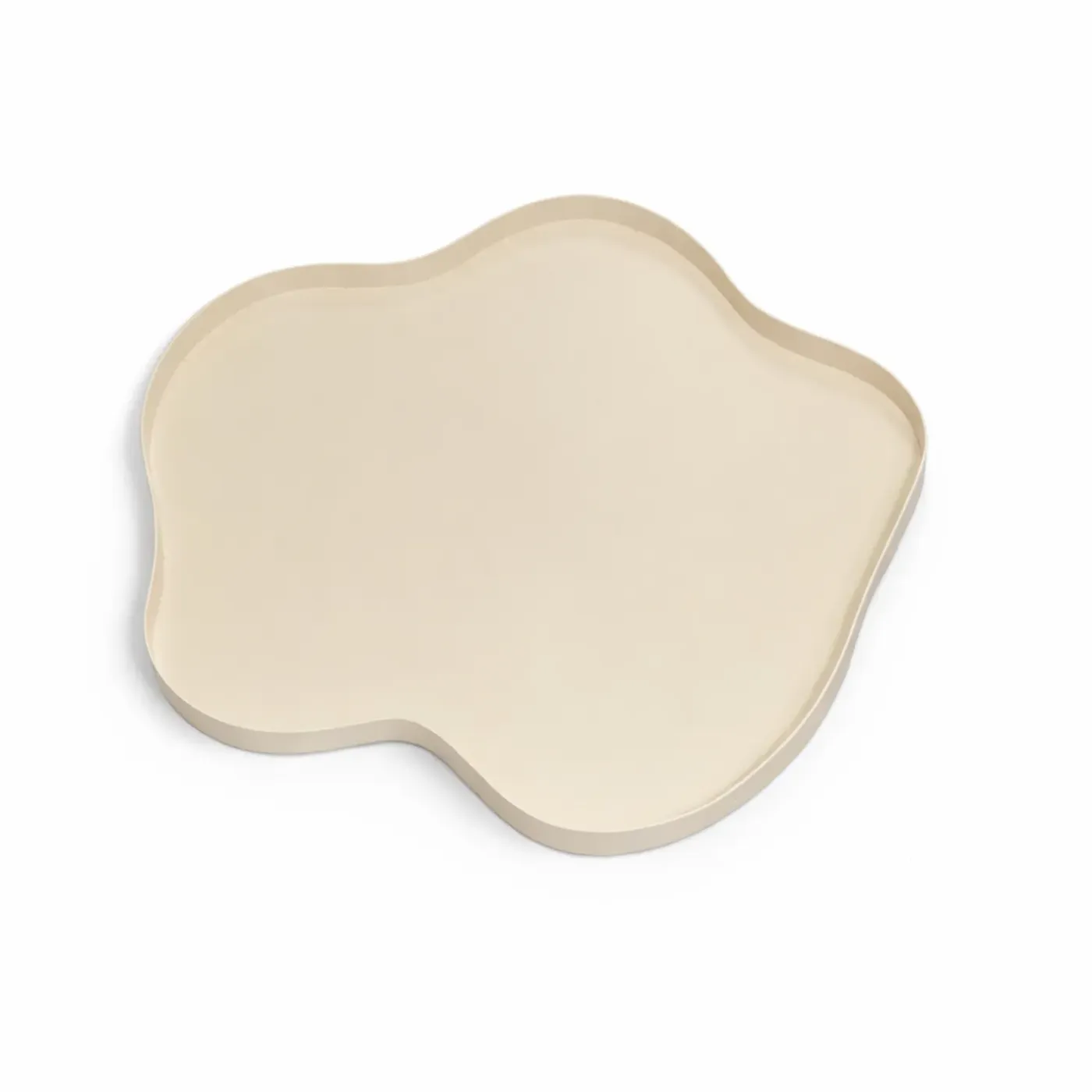 Loft42 Serva Organisch Metalen Dienblad – Beige – Diam.60 Cm