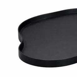 Loft42 Serva Organisch Metalen Dienblad – Zwart – Ø60 Cm