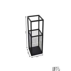 Loft42 Umbrella Paraplubak - Gaas - Zwart - Metaal