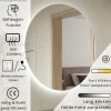 Lomazoo Badkamerspiegel Chicago Met Led Verlichting 80 Cm Rond