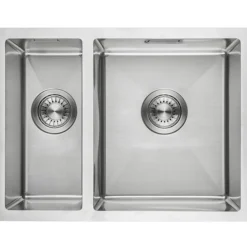 LOMAZOO Dubbele Spoelbak Proxima Rvs 595x450 Mm