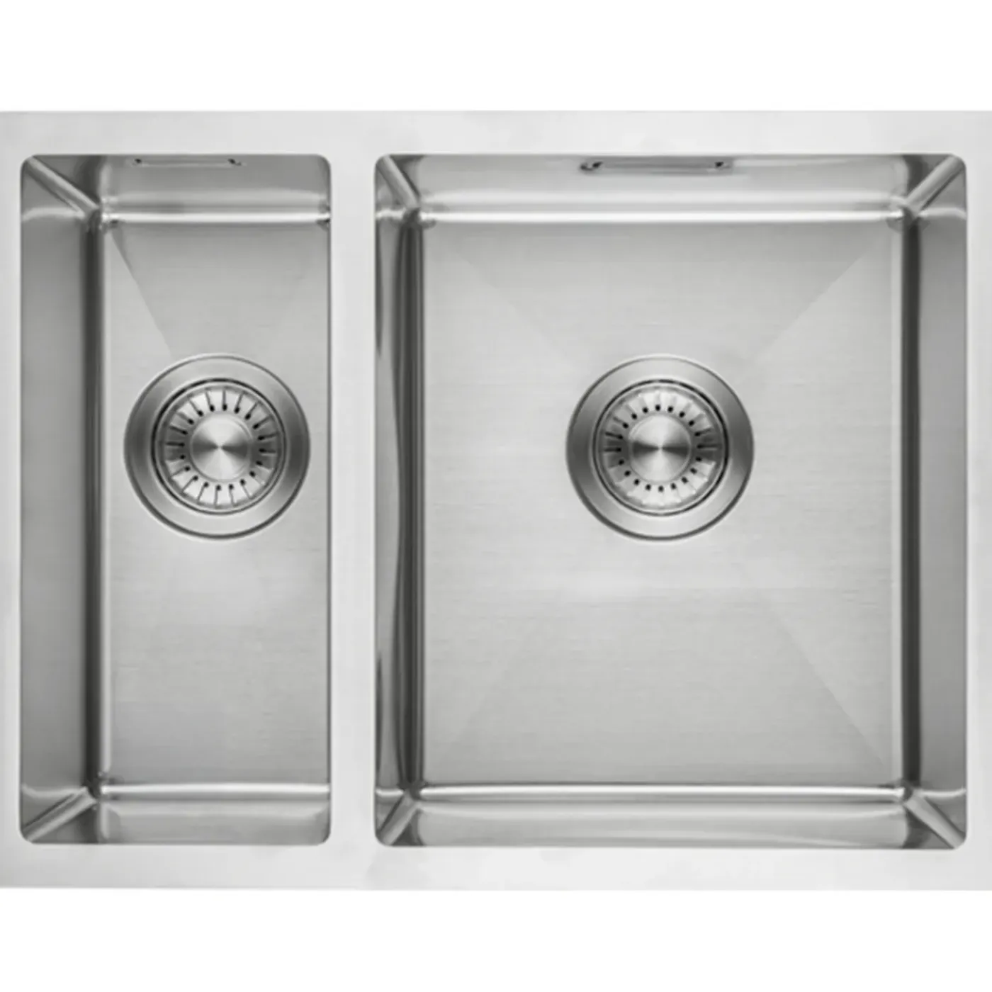 LOMAZOO Dubbele Spoelbak Proxima Rvs 595x450 Mm