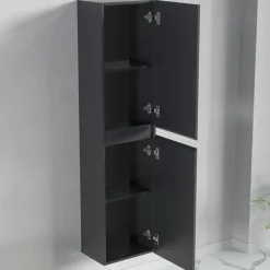 LOMAZOO Kolomkast Marbella Mat Zwart 140cm