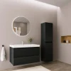 Lomazoo Kolomkast Marbella Zwart Eiken 140cm