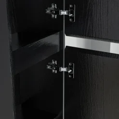 Lomazoo Kolomkast Marbella Zwart Eiken 140cm