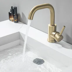 LOMAZOO Wastafelkraan Goud Pollux
