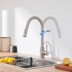 LONHEO MAX Keukenkraan Geborsteld 2 Functies Uittrekbare Handdouche
