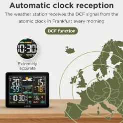 LONQ Weerstation Binnen En Buiten - Buienradar - Thermometer - Hygrometer