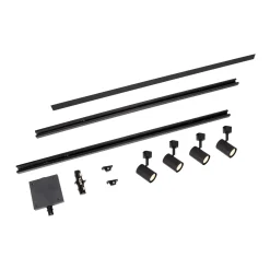 Lucide Basisset Track Amigo - 1-fase Railsysteem / Railverlichting - 2 meter - Zwart