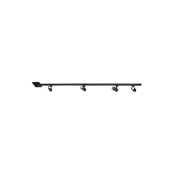 Lucide Basisset Track Amigo - 1-fase Railsysteem / Railverlichting - 2 meter - Zwart