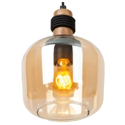 Lucide hanglamp Ilona amber 3xE27