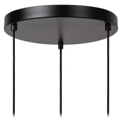 Lucide hanglamp Ilona zwart 3xE27
