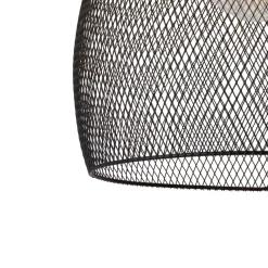 Lucide Hanglamp Mesh - Zwart - 28cm - E27