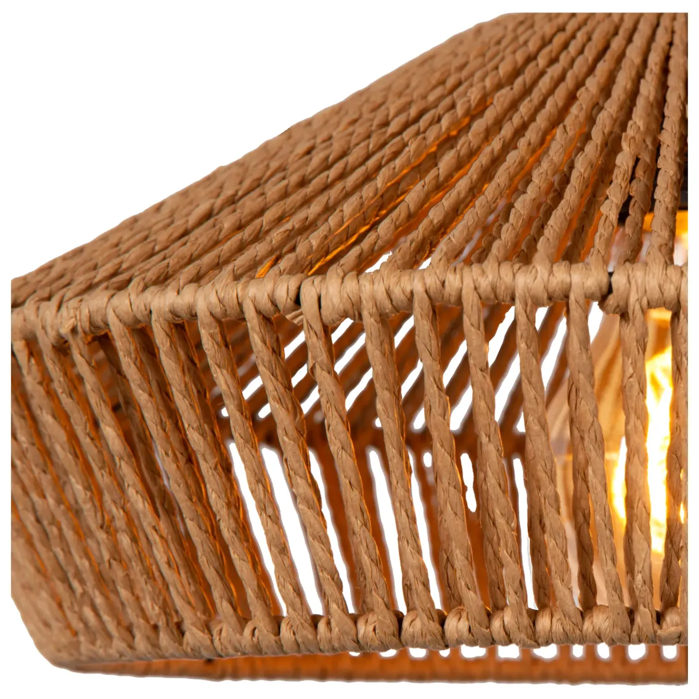 Lucide Hanglamp Yunkai - Naturel Zwart - diam. 60cm - 3xE27