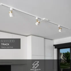 Lucide I-connector railverlichting Track wit