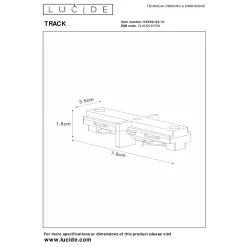 Lucide I-connector railverlichting Track wit