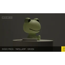 Lucide nachtlampje Dodo Frog groen 3W