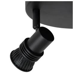 Lucide Opbouwspot Kianti - Zwart - 21cm - 3xGU10