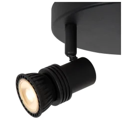 Lucide Opbouwspot Kianti - Zwart - 21cm - 3xGU10