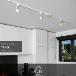 Lucide startvoeding enkel/dubbel Track wit