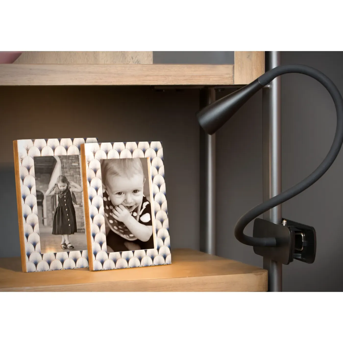 Lucide tafellamp klem Zozy zwart 3W