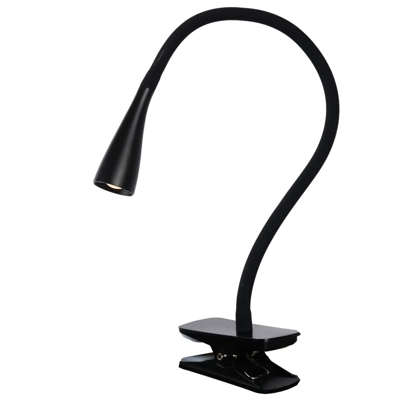 Lucide tafellamp klem Zozy zwart 3W