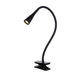 Lucide tafellamp klem Zozy zwart 3W