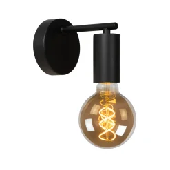 Lucide wandlamp Leanne zwart E27