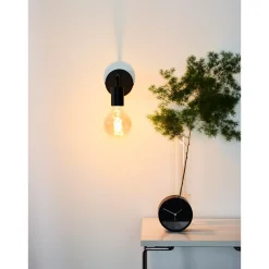 Lucide wandlamp Scott zwart E27