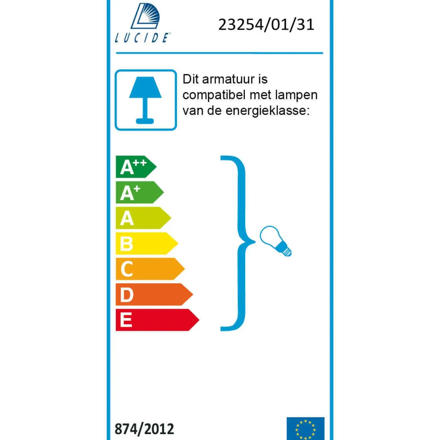 Lucide wandlamp Xera ovaal wit G9