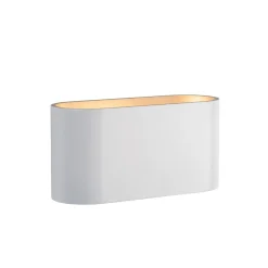 Lucide wandlamp Xera ovaal wit G9