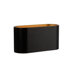 Lucide wandlamp Xera ovaal zwart G9