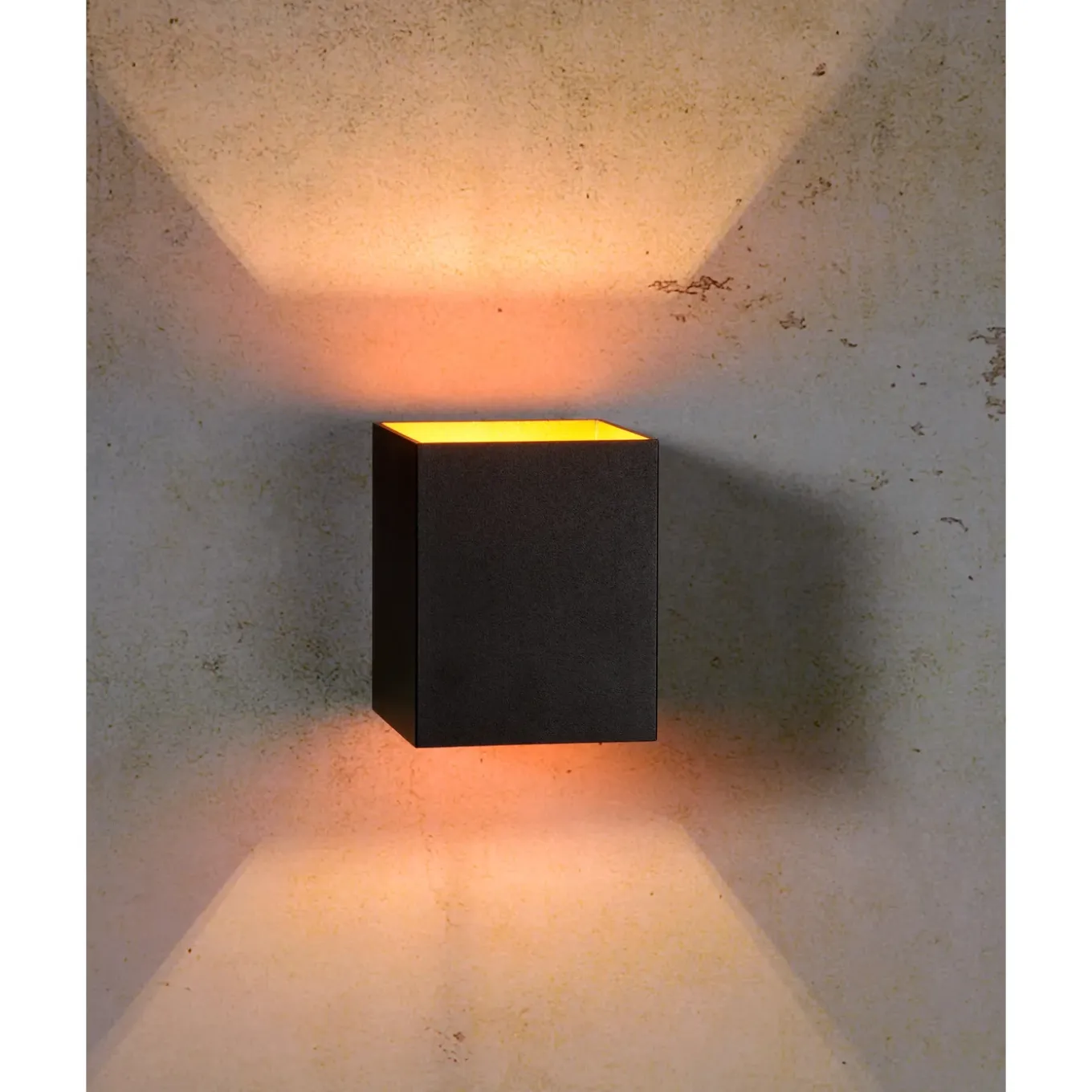 Lucide wandlamp Xera zwart G9